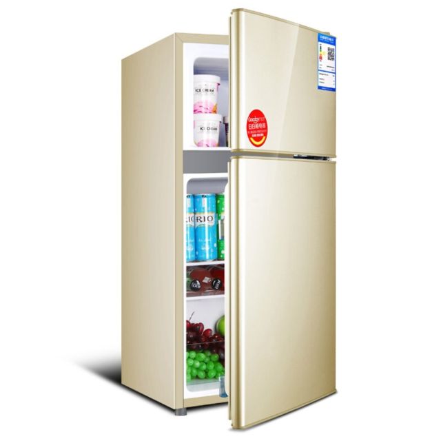 万爱wanaibcd112升冰箱双门小型小冰箱迷你电冰箱家用节能冰箱冷藏