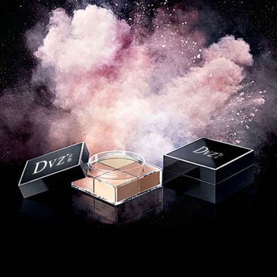 朵色轻盈无痕四宫格修颜蜜粉定妆粉散粉遮瑕持久控油彩妆dvz正品