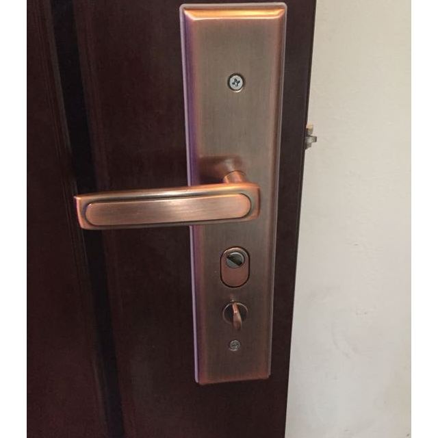 防盗门锁家用大门锁门把手套装锁通用型执手锁三件套门锁多功能门锁