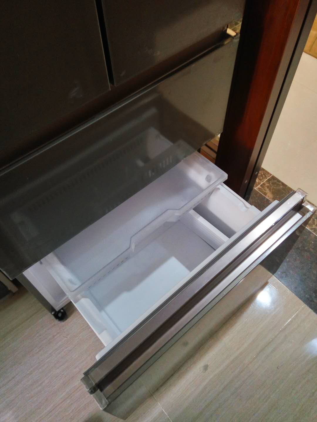 海尔(haier) bcd-440wdpg 变频风冷全空间保鲜双直开抽屉耐脏耐指纹