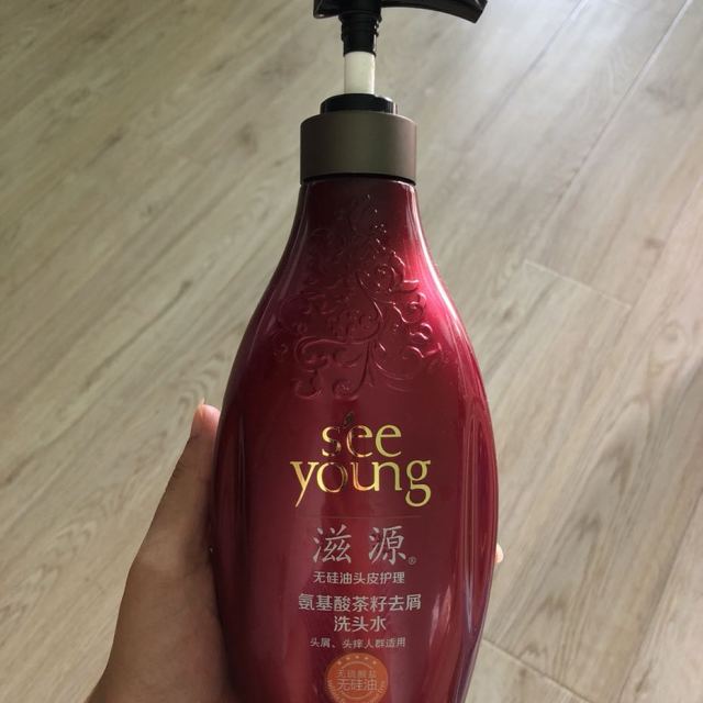 滋源seeyoung无硅油洗发水茶籽沁爽去屑馨香洗头水750ml去屑柔顺所有