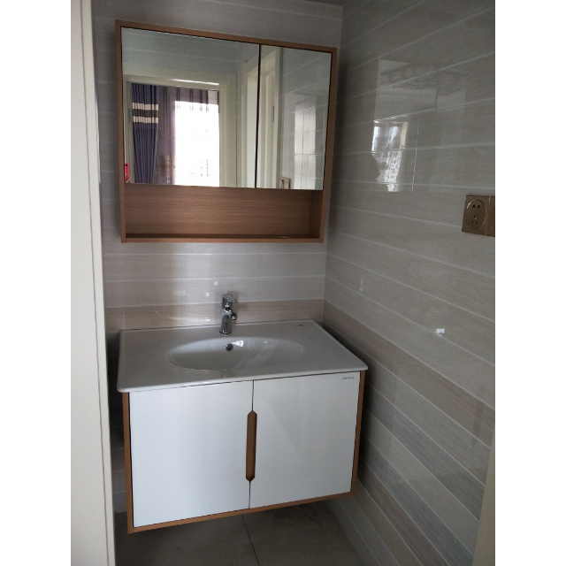 > jomoo九牧橡胶木北欧浴室柜组合洗脸盆洗漱台洗手池a2235 勿拍 a