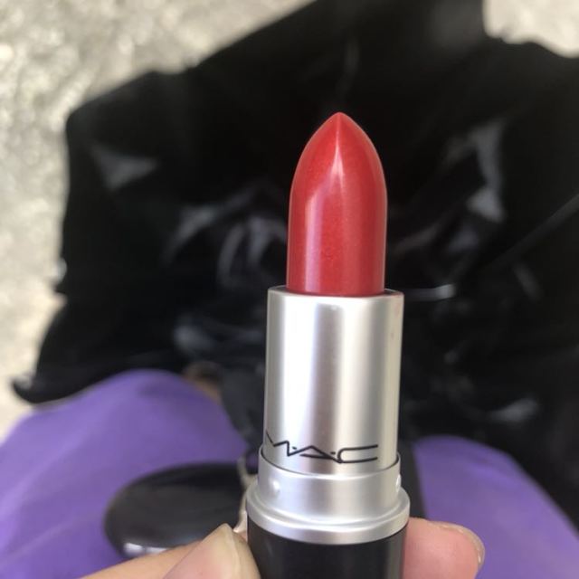 mac魅可口红唇膏不掉色保湿持久显色滋润#cockney草莓红