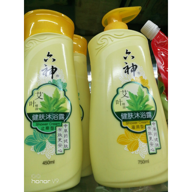 六神艾叶健肤沐浴露滋润型750ml