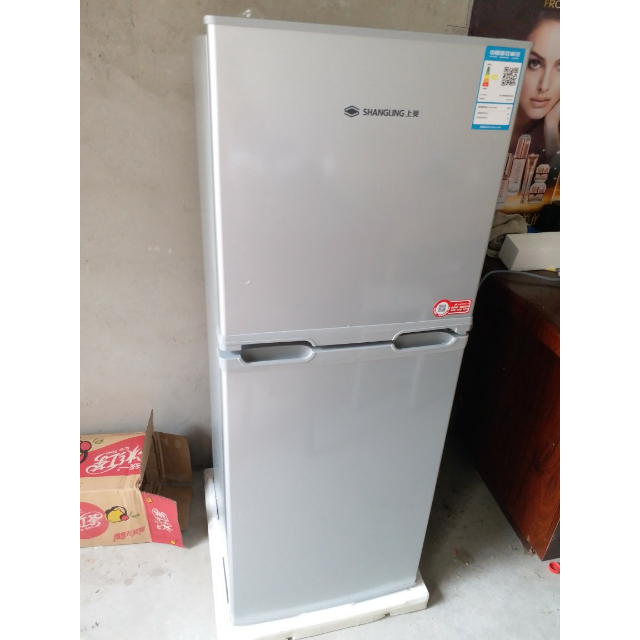 上菱(shangling) bcd-137c 137升双门冰箱 静音节能两门小冰箱 租房
