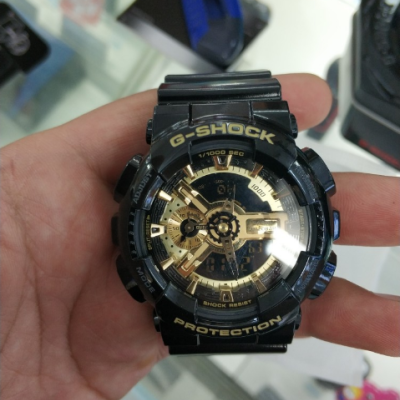 卡西欧(casio)手表 g-shock系列 运动 200米防水 双显电子男士表 ga