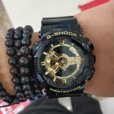 卡西欧(casio)手表 g-shock系列 运动 200米防水 双显电子男士表 ga