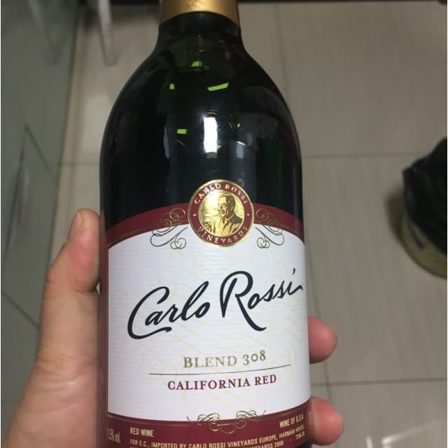 加州乐事 红酒 美国进口葡萄酒 blend308红葡萄酒 750ml*6整箱装