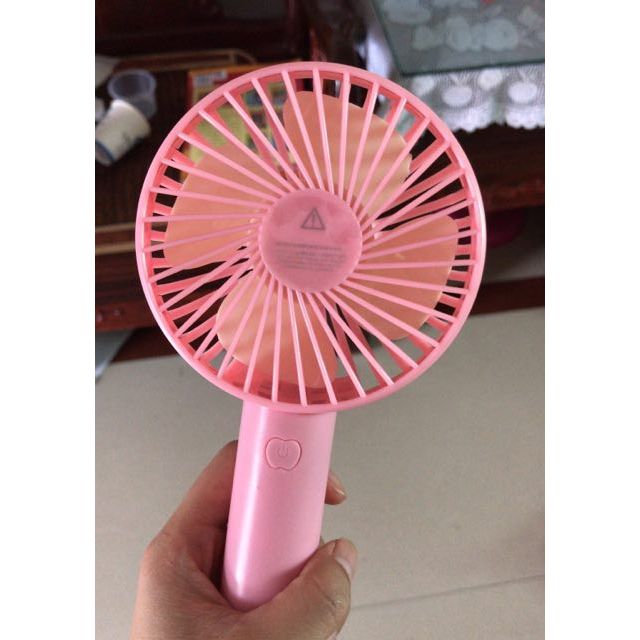 手持usb迷你静音小风扇 学生宿舍桌面电扇充电卡通风扇日常用品很棒的