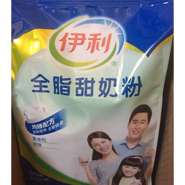 伊利全脂甜奶粉400g袋装成人奶粉