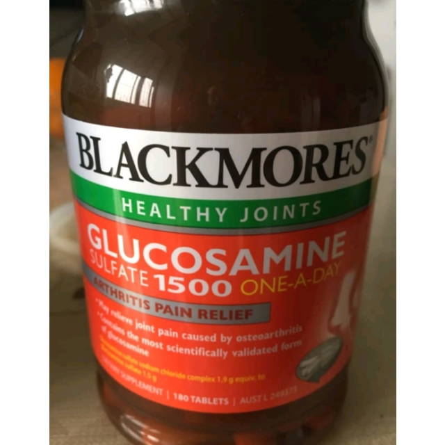 blackmores澳佳宝维骨力葡萄糖胺1500毫克180片瓶澳洲进口膳食营养