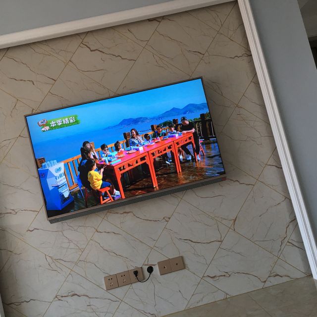 康佳konka led55r1 4k超高清电视平板电视安装师傅好评,安装认-苏宁