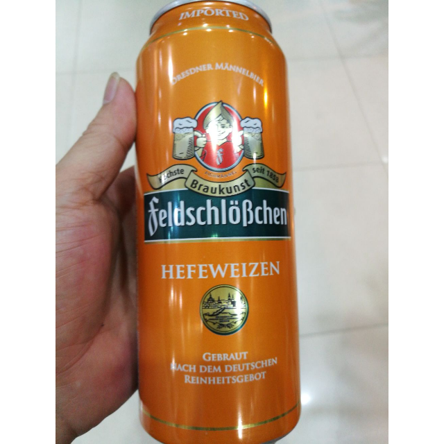 德国进口feldschlobchen费尔德堡小麦啤酒500ml