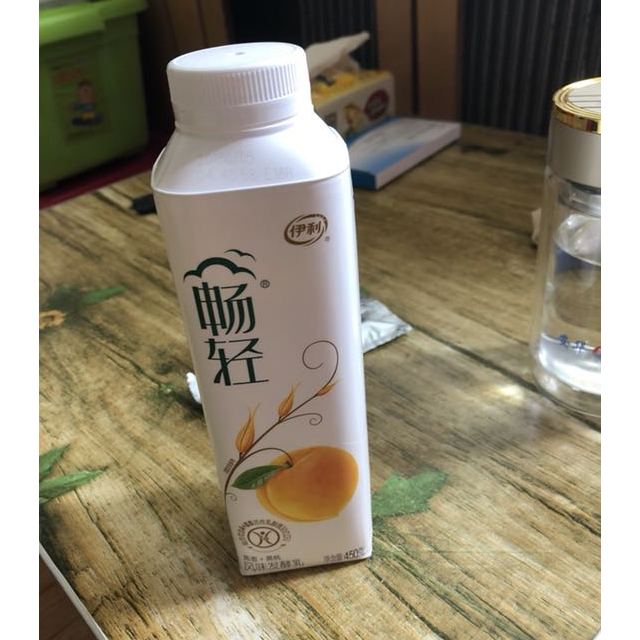 伊利畅轻风味发酵乳燕麦黄桃酸奶450g