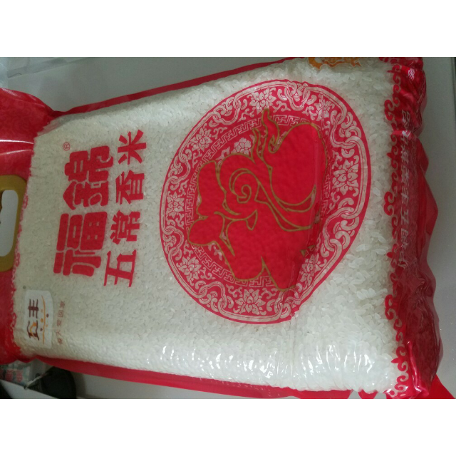 五丰福锦五常香米5kg东北大米