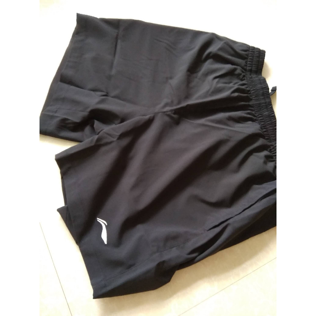 李宁男运动短裤跑步健身速干运动裤薄款aksm3391xl