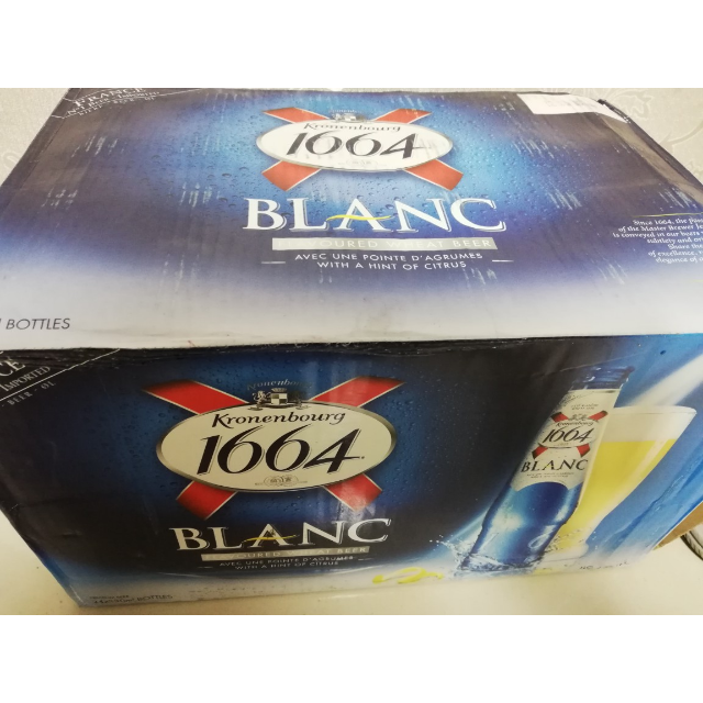 进口啤酒进口1664白啤酒克伦堡1664白啤酒整箱330ml24瓶