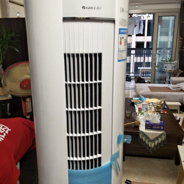 格力gree3匹变频1级能效冷暖圆柱柜机空调kfr72lw72555fnhaaa1i尚