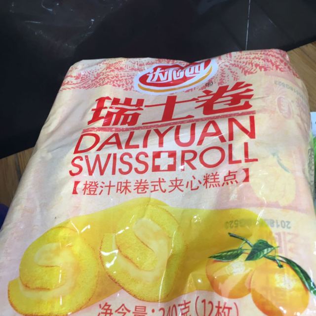 > 达利园瑞士卷(橙汁)袋装240g商品评价 > 孩子最喜欢这口味!