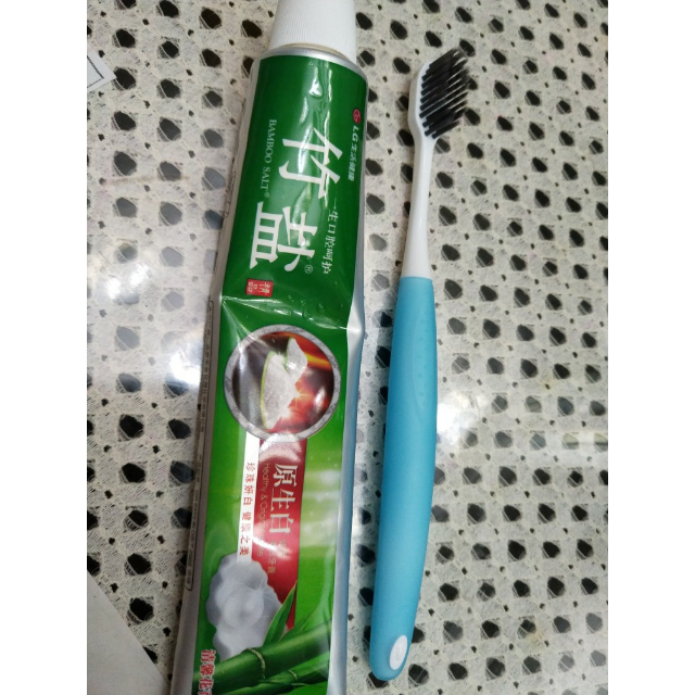 苏宁超市lg竹盐原生白牙膏145g3草本精华