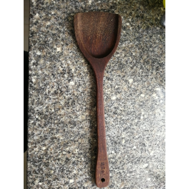 达乐丰木质铲类38cm鸡翅木无漆木锅铲木铲子不粘锅专用炒菜铲子实木