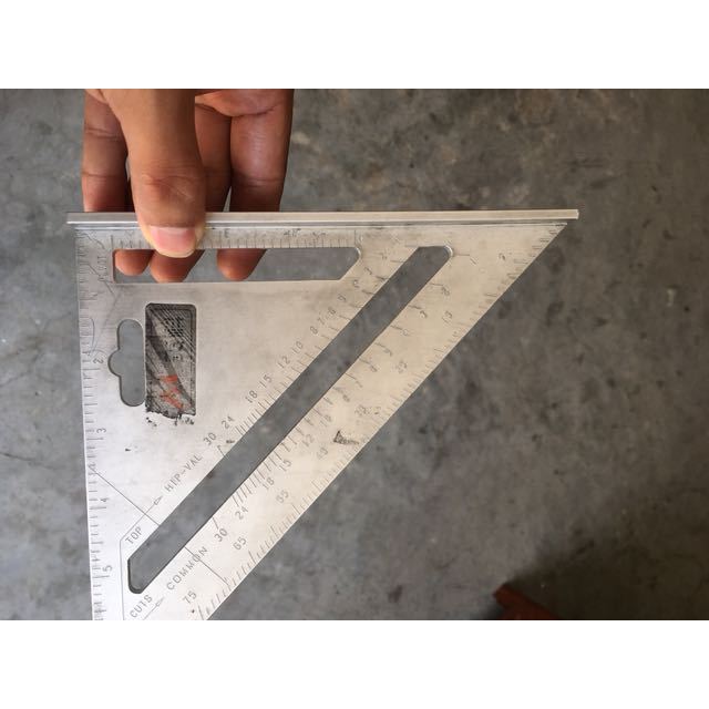 铝合金45度角尺三角尺 木工多功能加厚200mm装修工具量角器角度尺 铝
