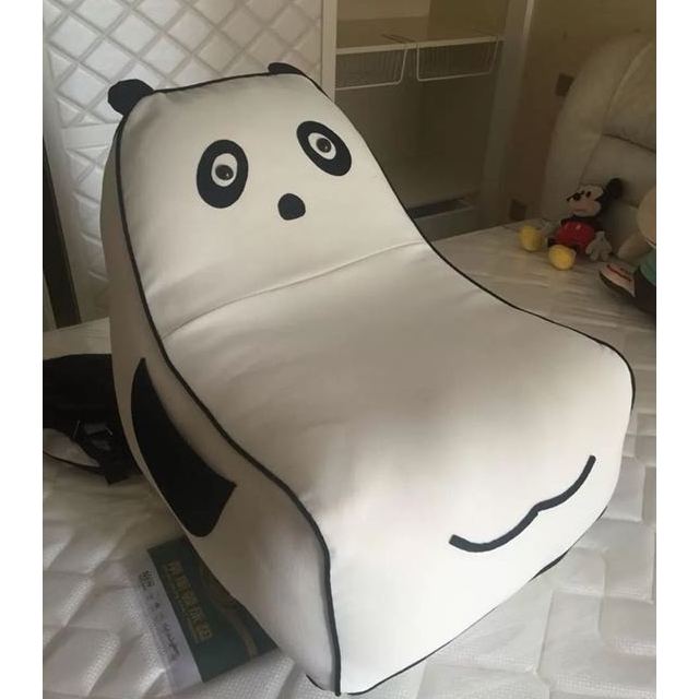 青少年卡通沙发椅 简约现代客厅布艺懒人沙发 71011 熊猫椅高清大图