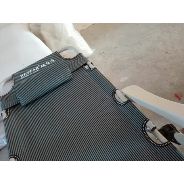 > restar瑞仕达 特粗双方管加固躺椅折叠椅午休椅午睡椅靠椅休闲椅