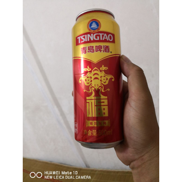 青岛啤酒tsingtao福如东海10度500ml12罐整箱装官方直营