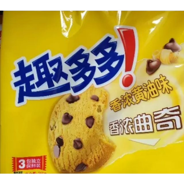 趣多多曲奇饼干香浓黄油味216g