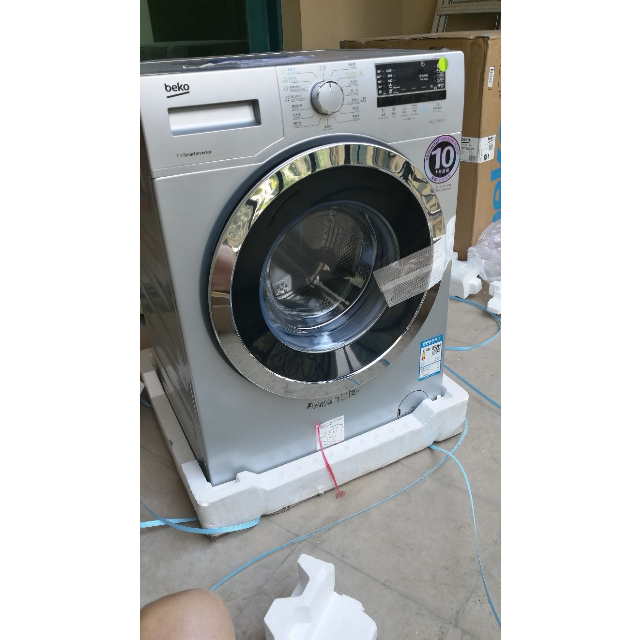 倍科beko洗衣机10公斤变频滚筒大容量ewce10252x0si