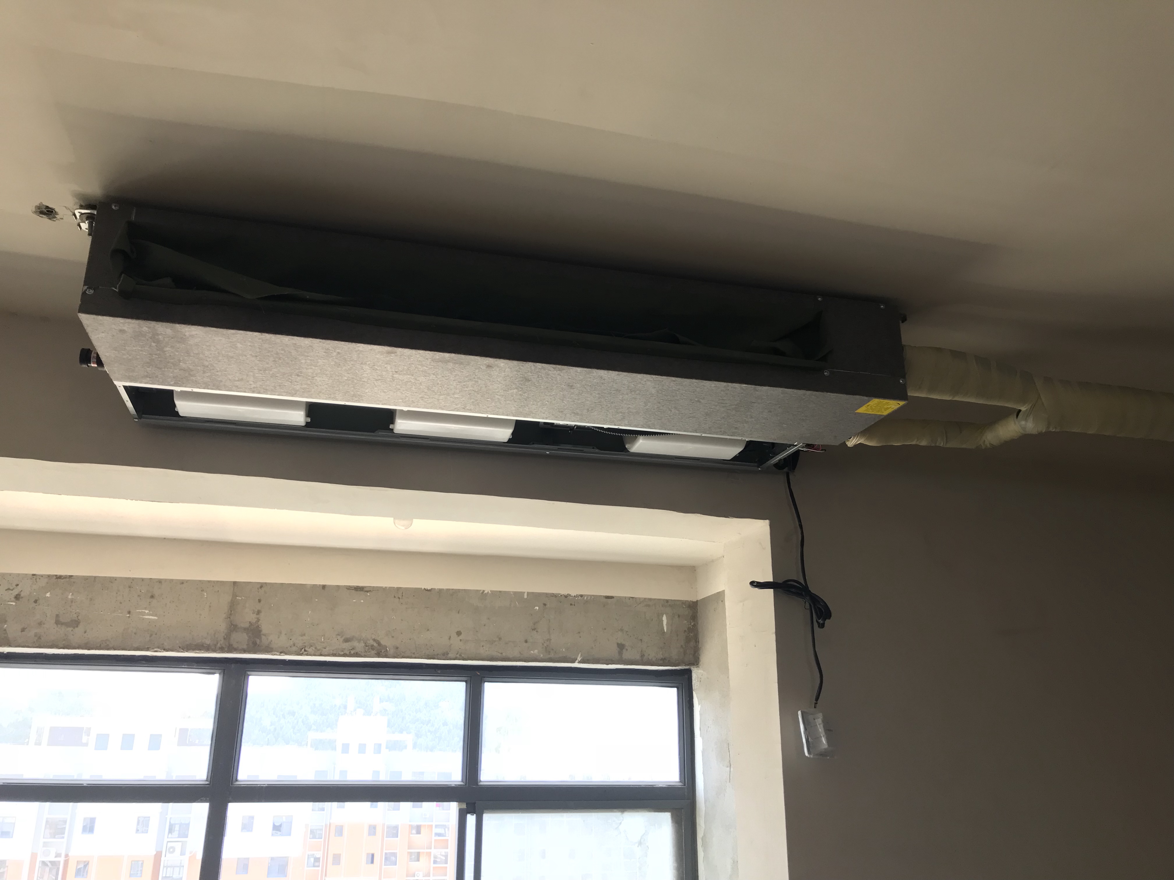 海尔kfrd-52nw/57dba22 家用中央空调 风管机一拖一变频冷暖2匹晒单图