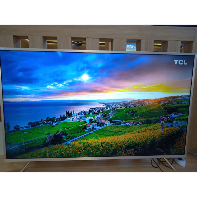 tcll55p2ud55英寸真4k全生态hdr人工智能21核安卓智能led电视香槟金