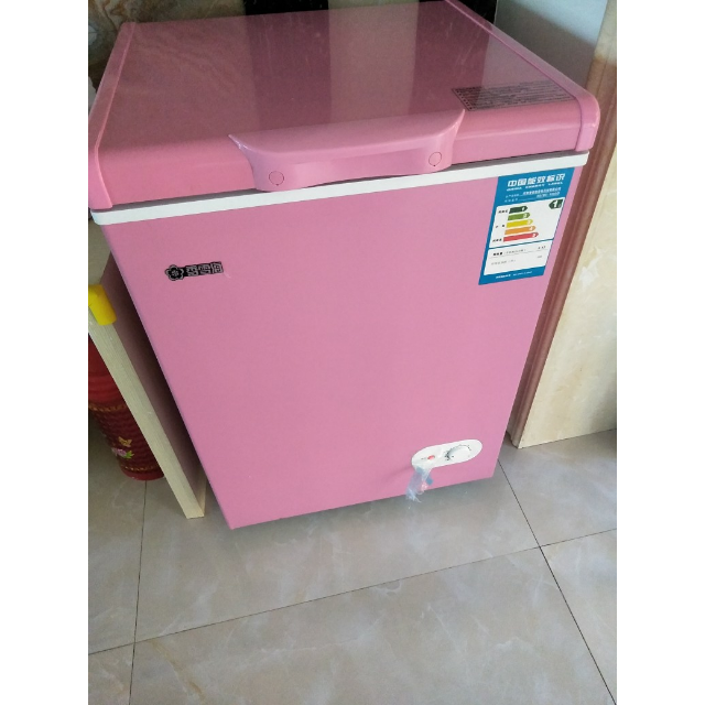 香雪海xiangxuehaibdbc106gq106升家用单温小冷柜顶开门卧式冷柜小