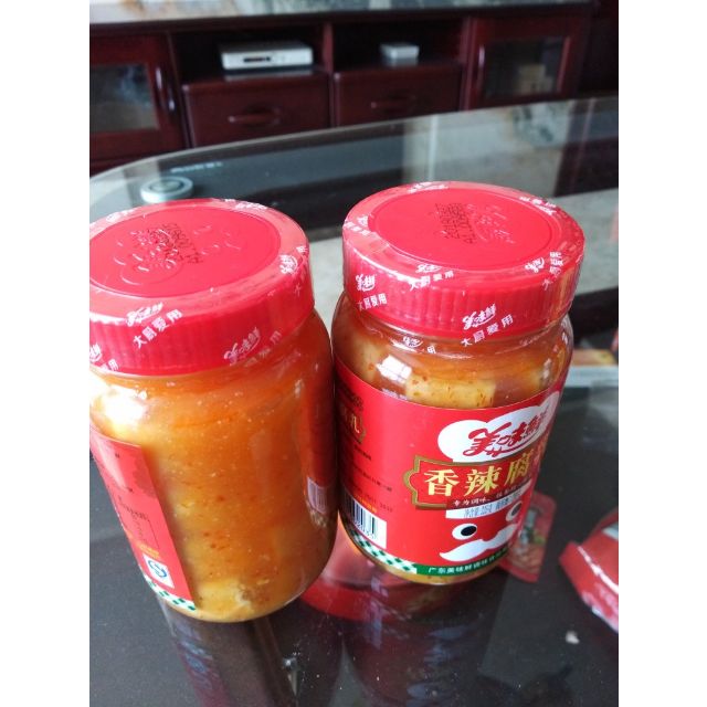 厨邦美味鲜香辣腐乳335g香辣腐乳霉豆腐下饭菜