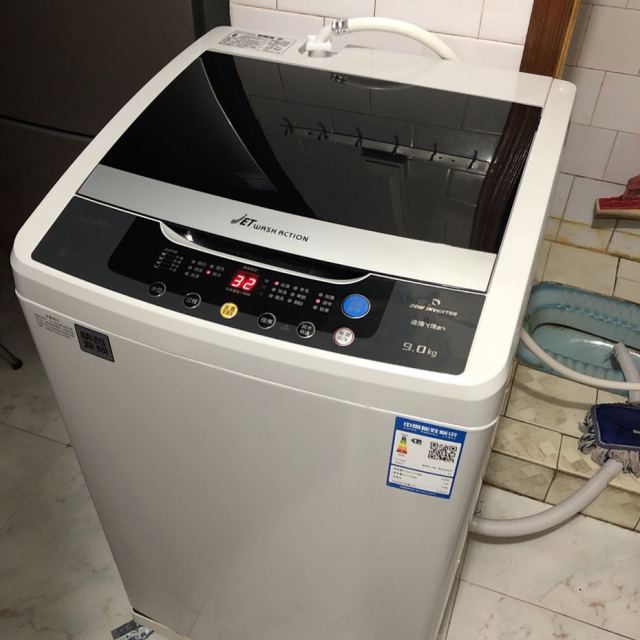 三洋(sanyo)v9 9公斤 原厂电机 dd直驱变频 wifi智能 波轮洗衣机 (亮