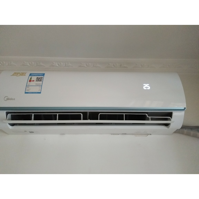 美的midea大1匹智能挂机家用冷暖空调挂机静音节能一键自清洁智弧挂