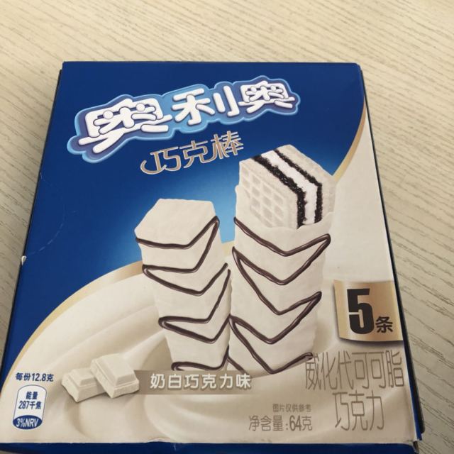 奥利奥oreo威化饼干巧克棒奶白巧克力味64g