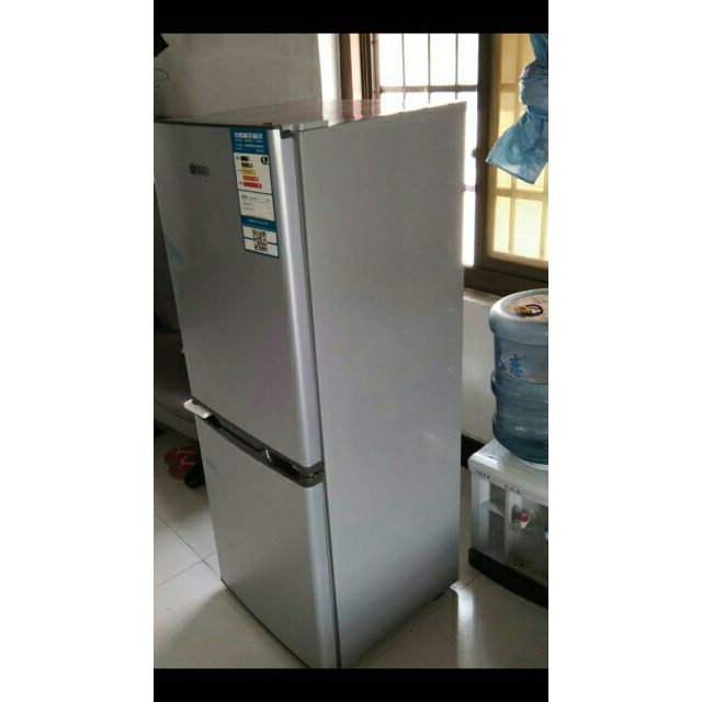 香雪海bcd156a156升双门冰箱家用电冰箱冷藏冷冻银拉丝