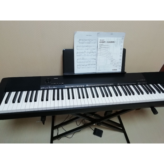 官方旗舰店卡西欧数码电钢琴eps320系列飘韵88键重锤cdp135裸机