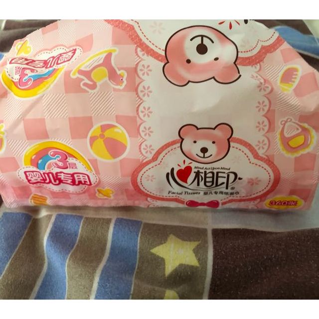 > 心相印 抽纸 婴儿系列 3层120抽软抽*3包(大规格) 纸巾商品评价 >