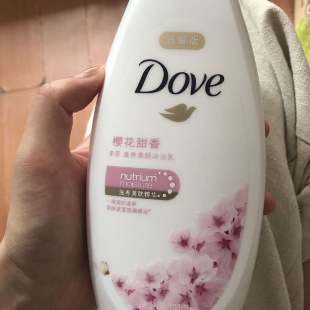 多芬dove沐浴露櫻花甜香滋養美膚沐浴乳400g聯合利華