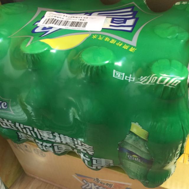 雪碧sprite檸檬味汽水300ml12整箱可口可樂榮譽出品