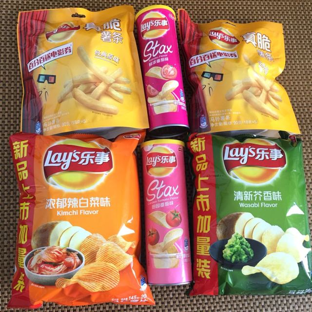 乐事(lays) 真脆薯条 经典原味 90g袋装(休闲零食)薯片好吃划算-苏宁