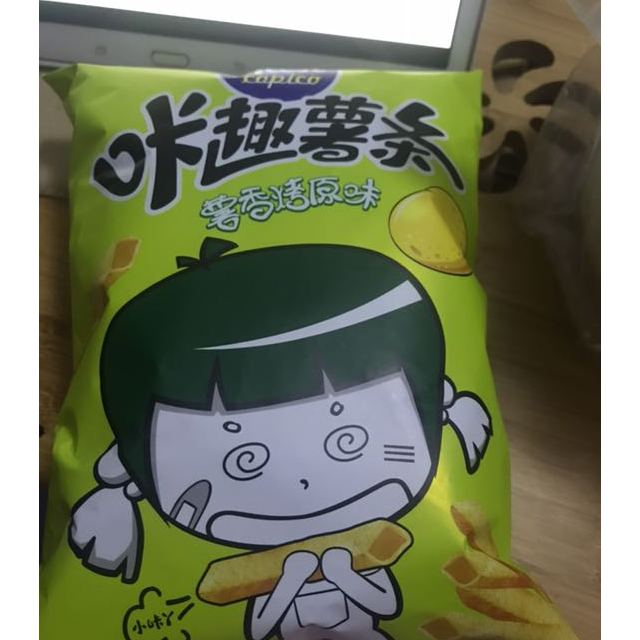 可比克膨化食品咔趣薯條45g薯香烤原味