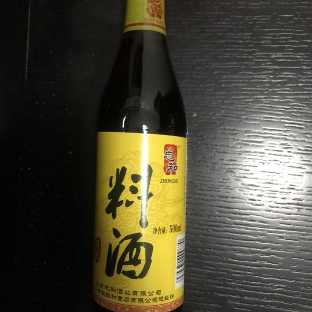 忠和特制料酒500ml烧菜烹饪除膻去腥料酒调味料