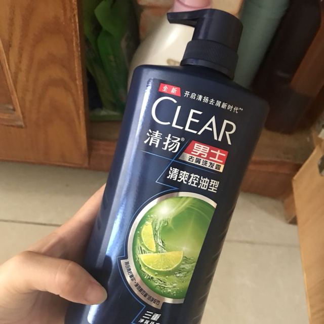 吳亦凡同款清揚clear男士去屑洗髮露清爽控油型750g所有髮質聯合利華