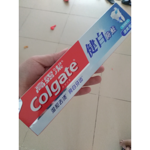 高露潔colgate健白防蛀牙膏200g