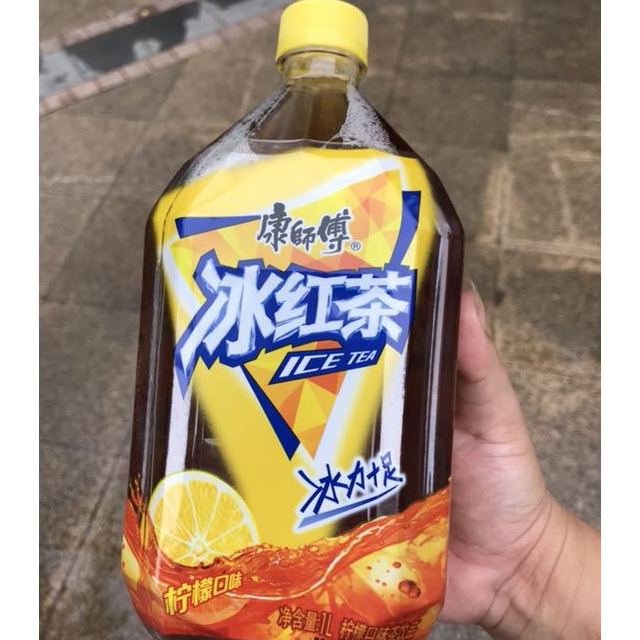 康师傅冰红茶柠檬味1l12瓶箱装茶饮料新老包装随机发货