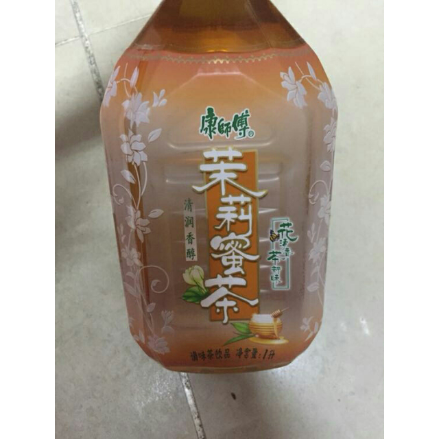 康師傅茉莉蜜茶1l12瓶箱裝茶飲料